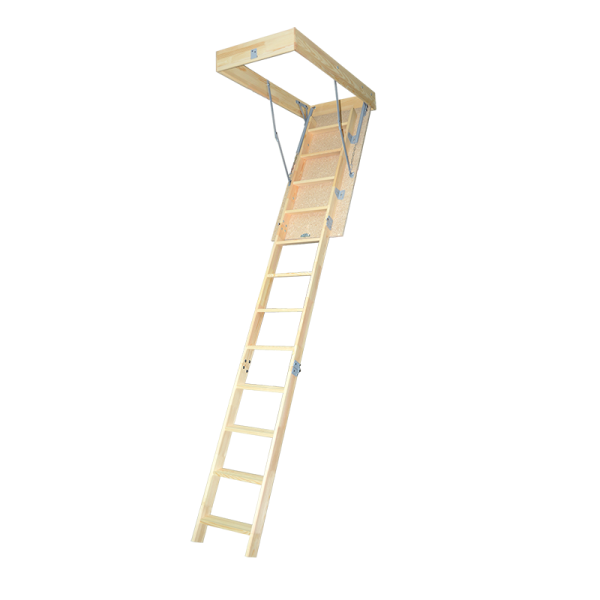 Деревянная чердачная лестница (утепленная) 600х1200