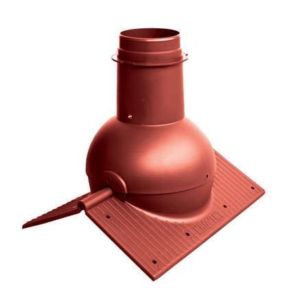 Коньковый элемент Krovent – Pipe-Cone для любого вида кровли