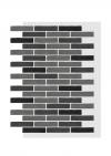 Фасадная панель АМК клинкер микс 241