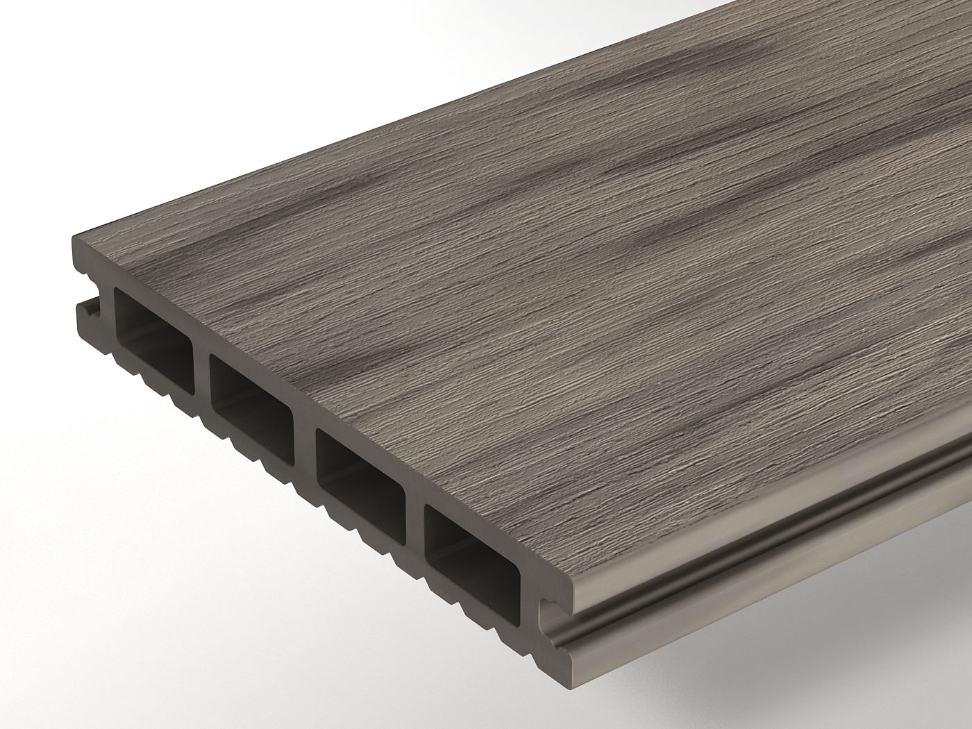 Террасная доска WOODVEX Select цвет Серый Дым